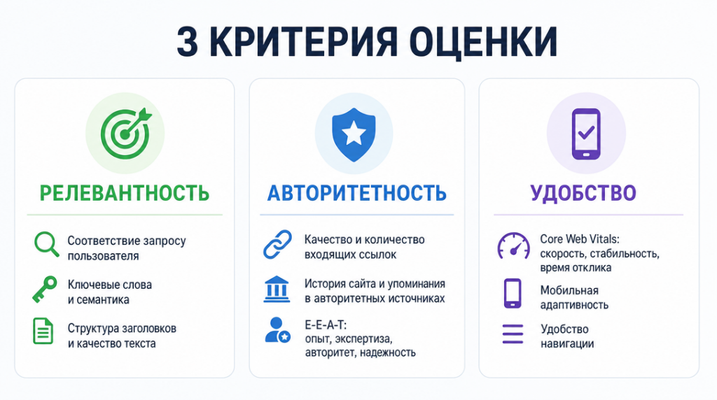 Памятка: критерии оценки домена при SEO-продвижении