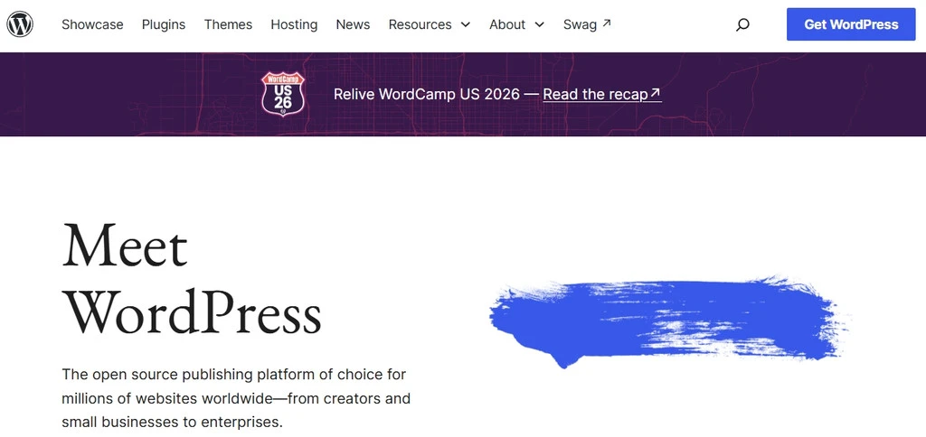 Платформа WordPress для создания сайтов и блогов, популярная среди пользователей и бизнесов.