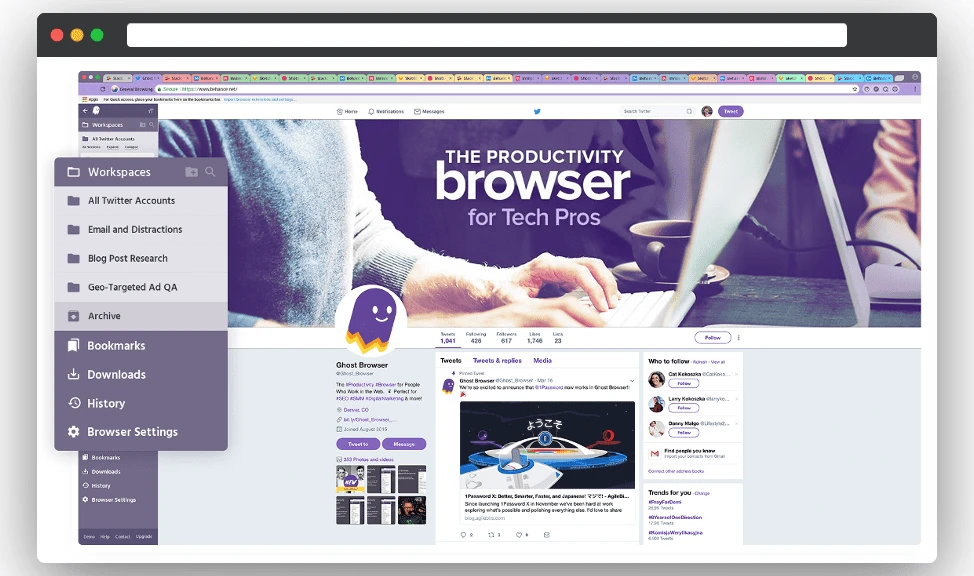 антидетект Ghost Browser