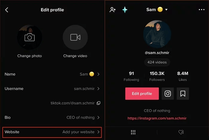 	TikTok позволит размещать ссылки в профиле