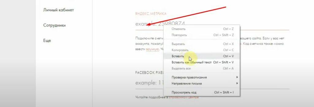 Использование Яндекс Метрики на Тильде