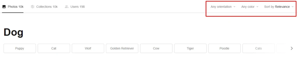 Фильтры.Ключевые слова