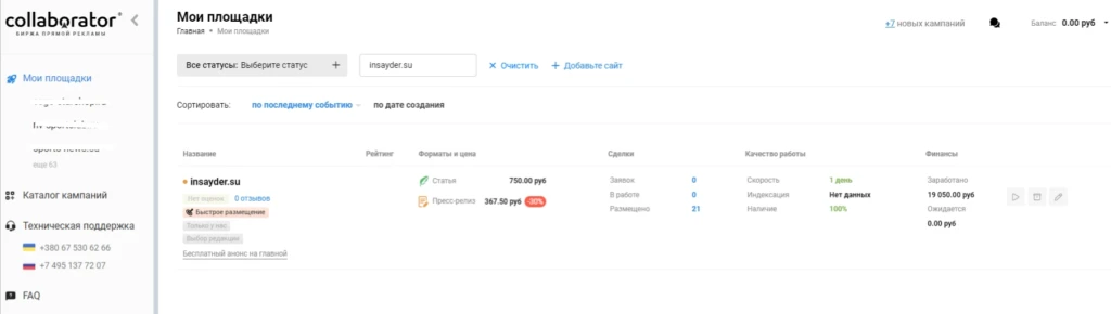 заработок на новостном сайте