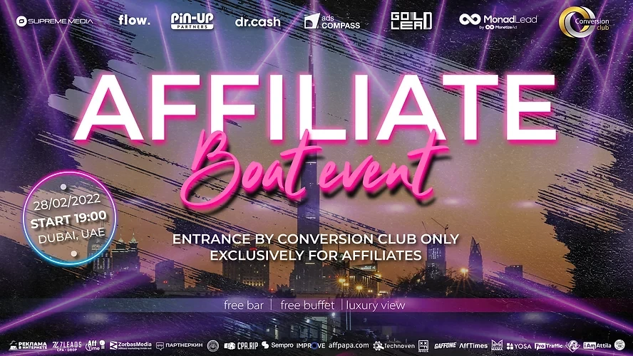Affiliate Boat Cruise Event