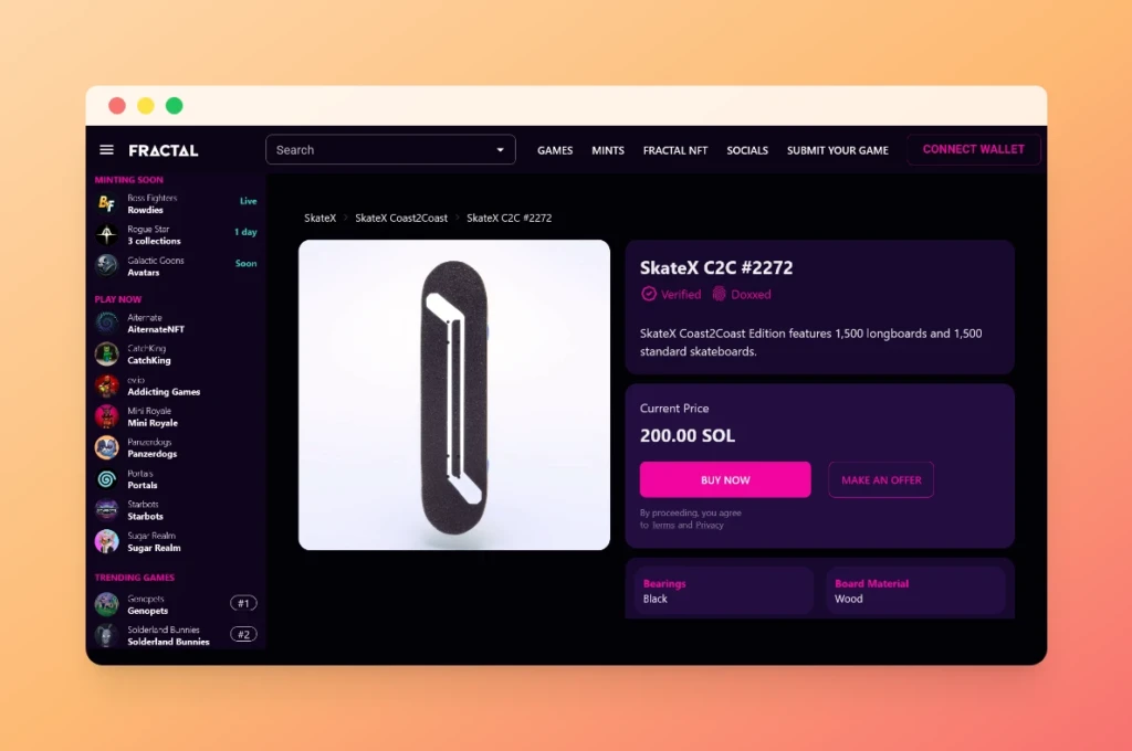 Обзор криптоигры SkateX — сколько можно заработать на проекте?