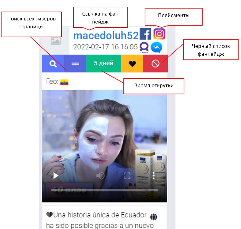 инфа о креативах