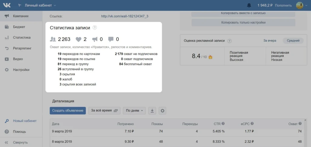 реакция пользователей