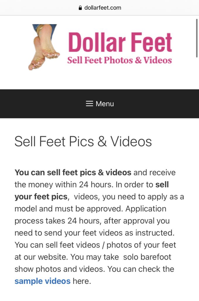 Можно ли продавать фото ног в интернете и зарабатывать на этом