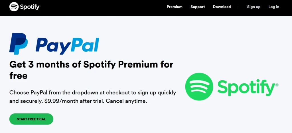Spotify PayPal