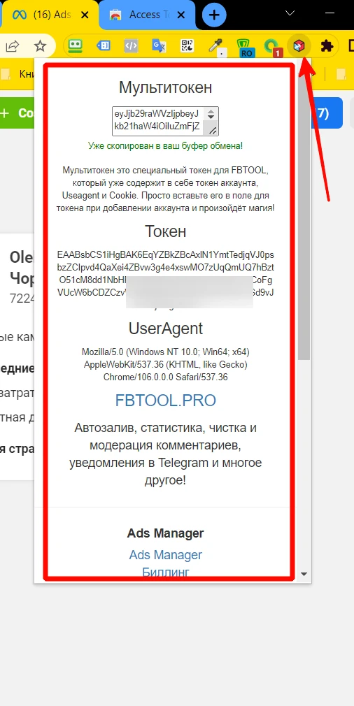 Как вязать авторег к кингу — 2 способа + как вытащить токен