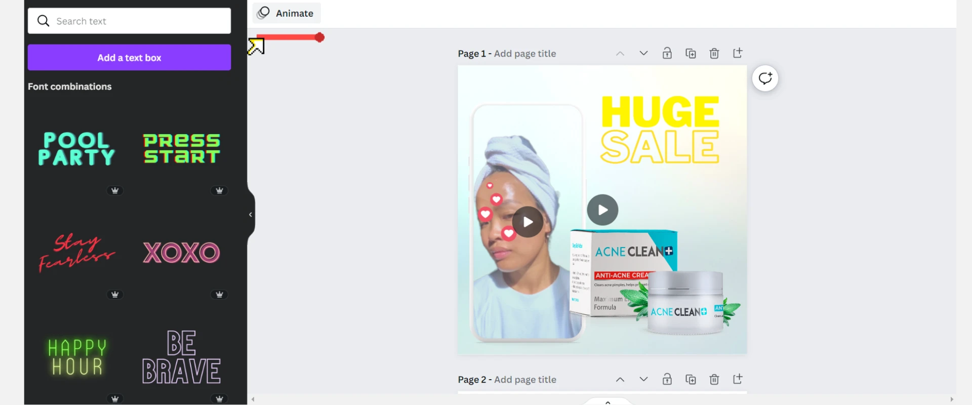 Делаем креатив под нутру в Canva + шаблоны