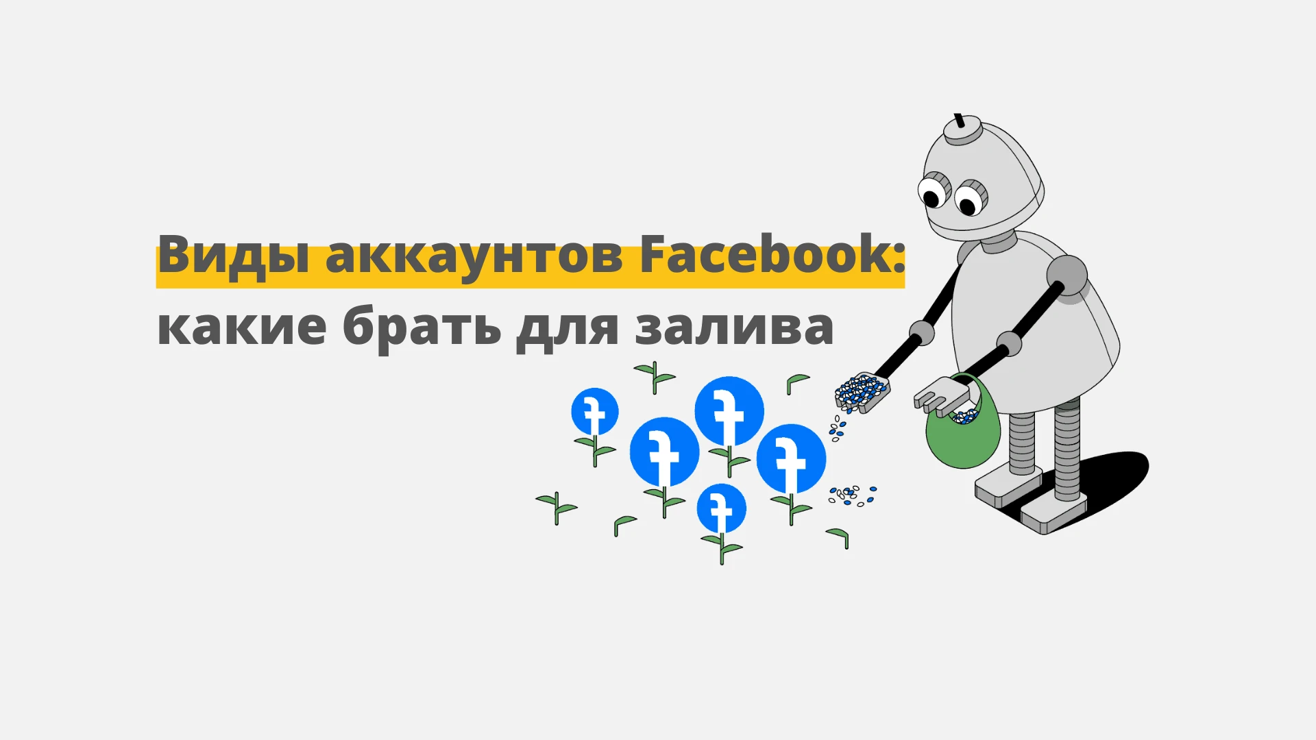 Виды аккаунтов Facebook*: какие брать для залива