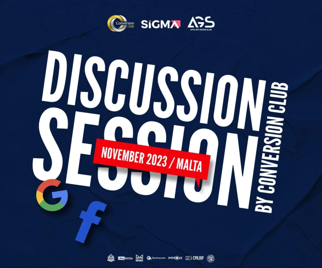 Discussion Session by Conversion Club, SIGMA & AGS EUROPE