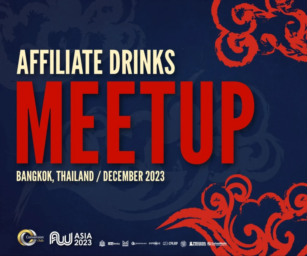 Affiliate Drinks Meetup, AW ASIA 2023