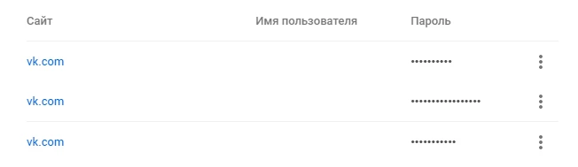 показать пароль