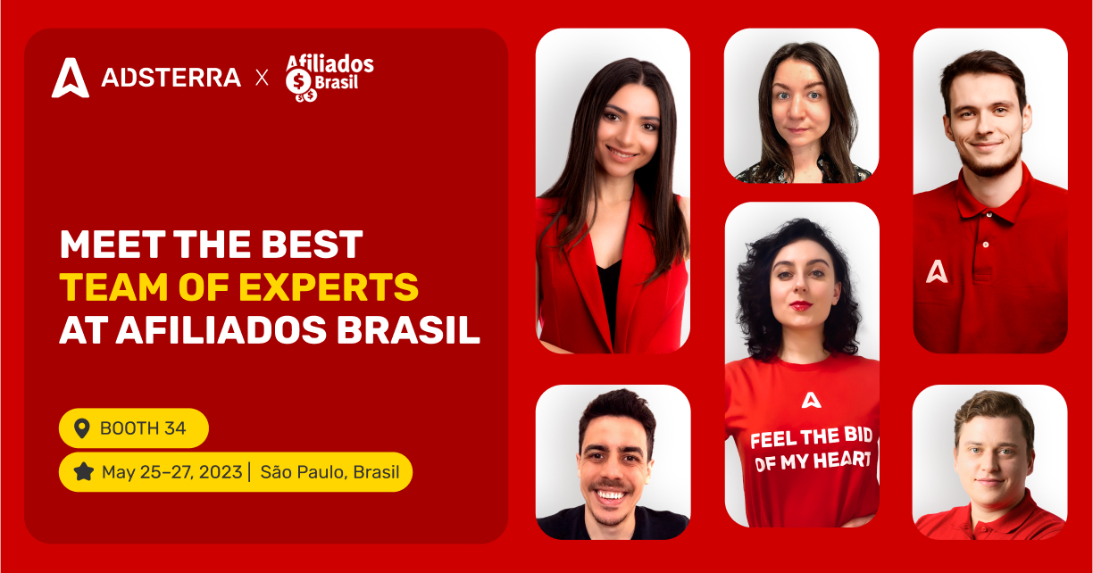 Adsterra на Afiliados Brasil 2023 — а вы планируете посетить конференцию?