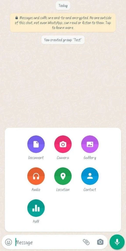 Публикация материалов в whatsapp канале