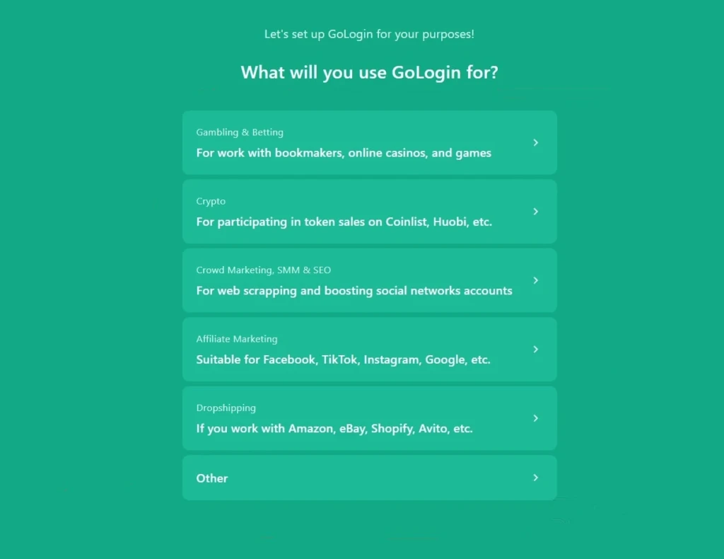 GoLogin