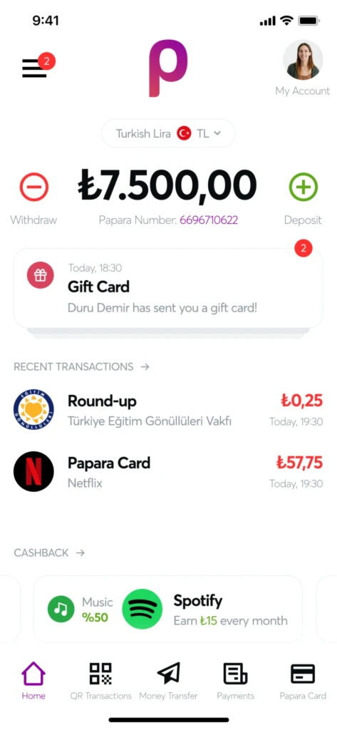 как открыть виртуальную турецкую банковскую карту в papara