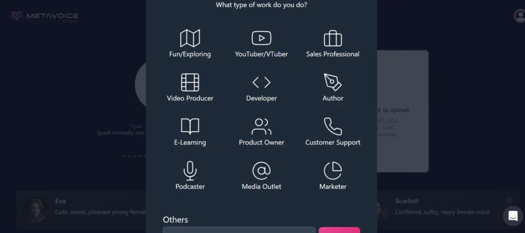 нейросеть meta voice от metavoice studio