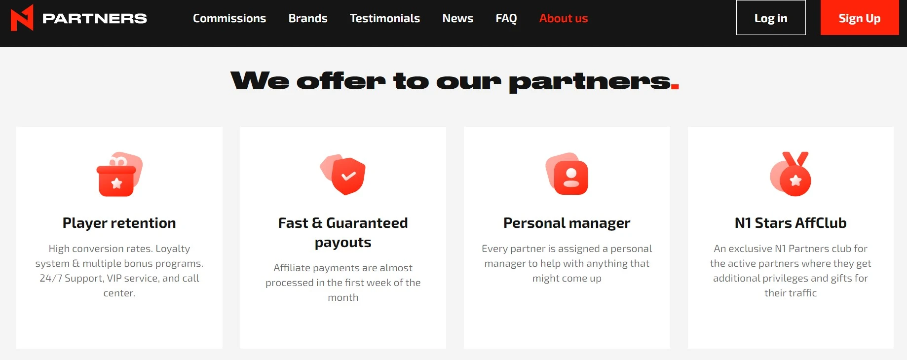поддержка аффилиатов и отзывы об n1 partners