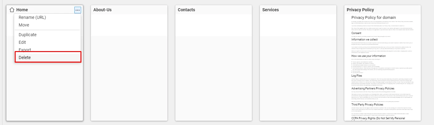 White page – для прохождения модерации рекламных компаний с помощью Nicepage + chat GPT.