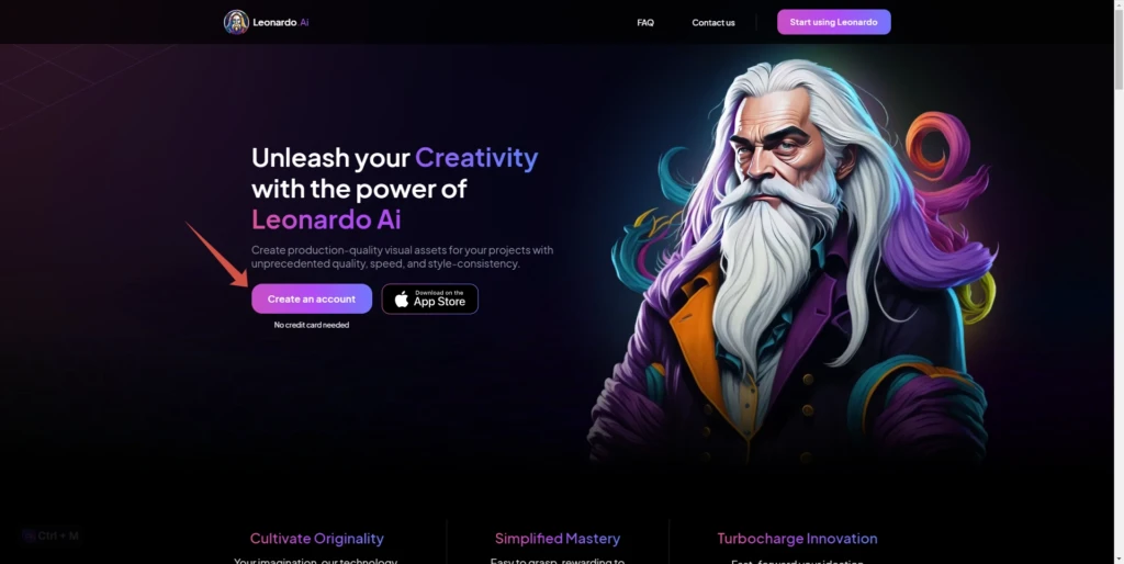 Create an account