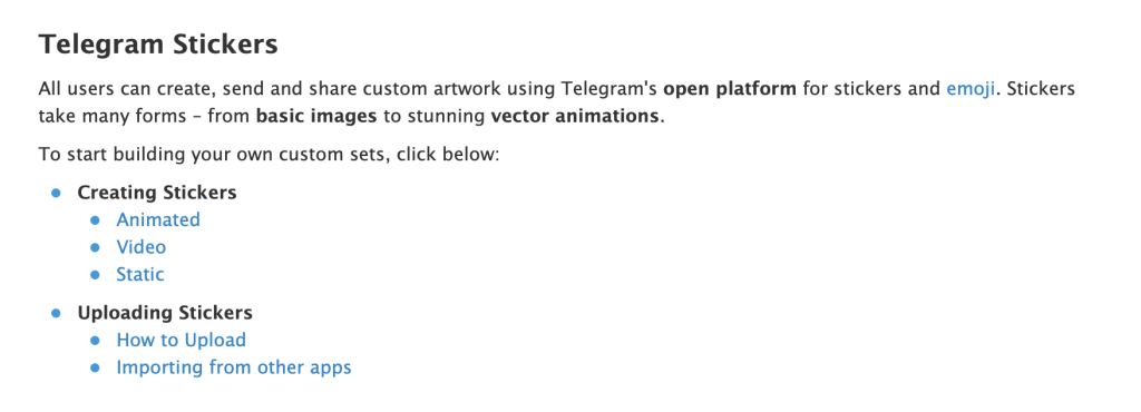 Как сделать анимированные стикеры для Telegram