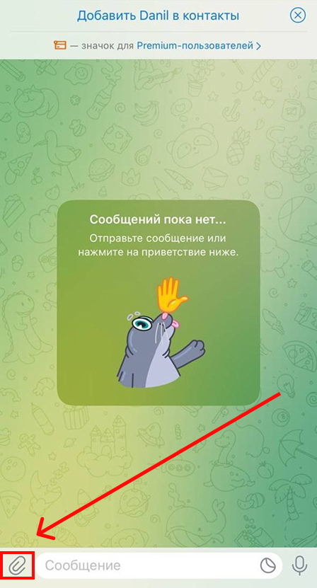 Как отправить исчезающее фото в телеграме