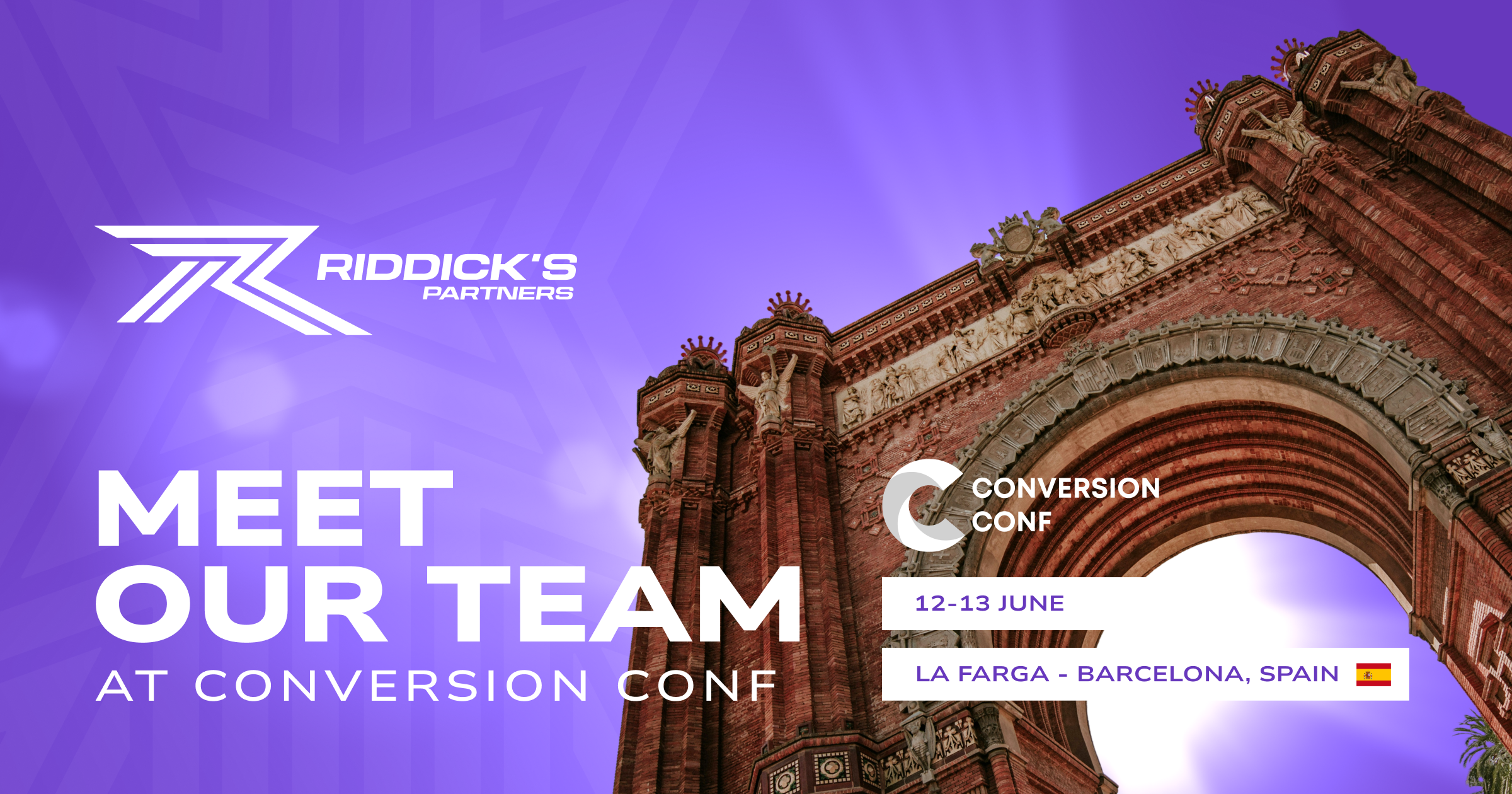 Команда Riddick’s Partners едет на Conversion Conf 2025 в Барселону
