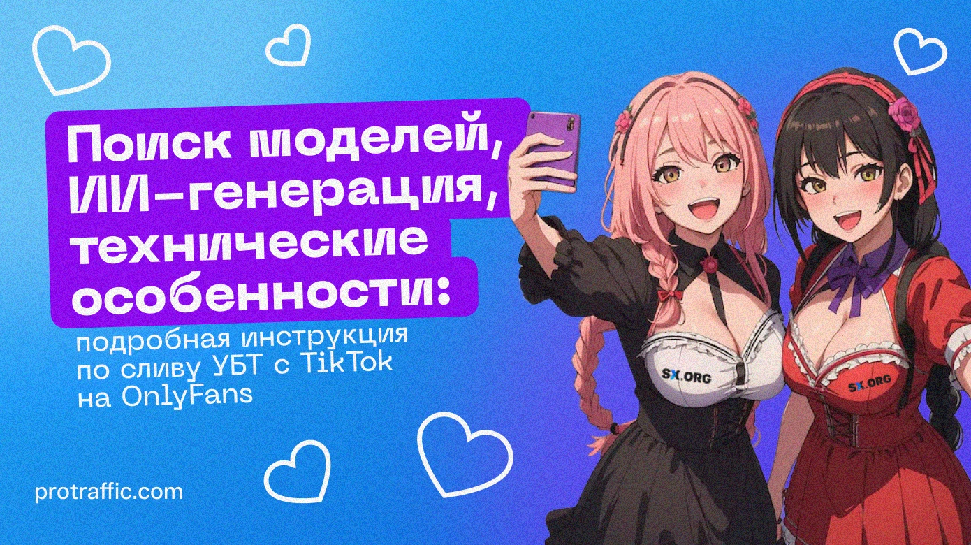 Поиск моделей, ИИ-генерация, технические особенности: подробная инструкция по сливу УБТ с TikTok на OnlyFans