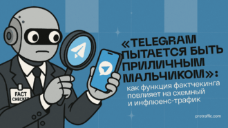 «Telegram пытается быть приличным мальчиком»: как функция фактчекинга повлияет на схемный и инфлюенс-трафик