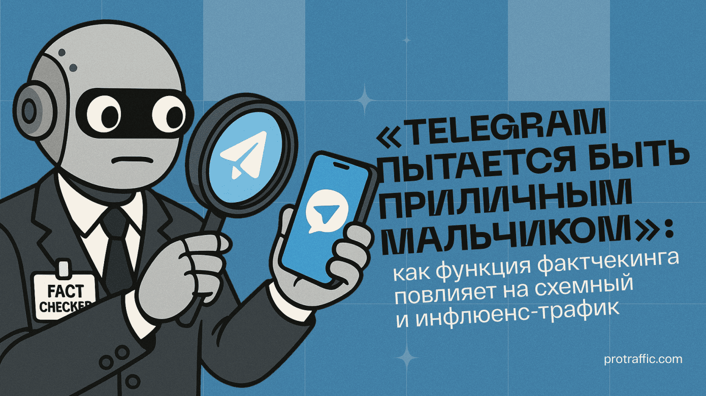 «Telegram пытается быть приличным мальчиком»: как функция фактчекинга повлияет на схемный и инфлюенс-трафик