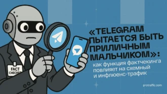 «Telegram пытается быть приличным мальчиком»: как функция фактчекинга повлияет на схемный и инфлюенс-трафик