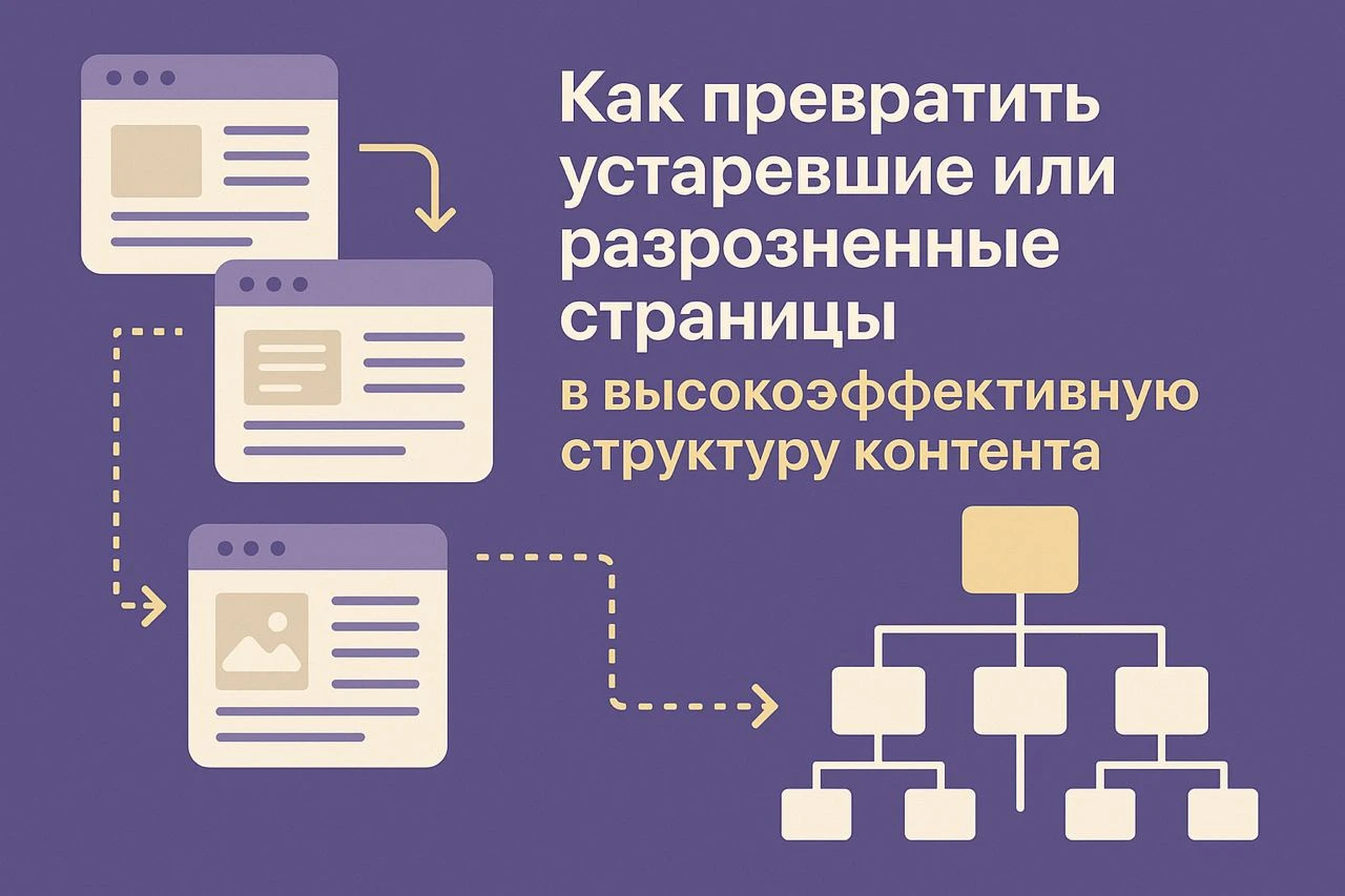 Как превратить устаревшие или разрозненные страницы в высокоэффективную структуру контента