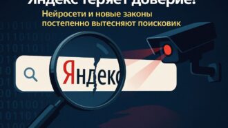 Яндекс теряет доверие? Нейросети и новые законы постепенно вытесняют поисковик