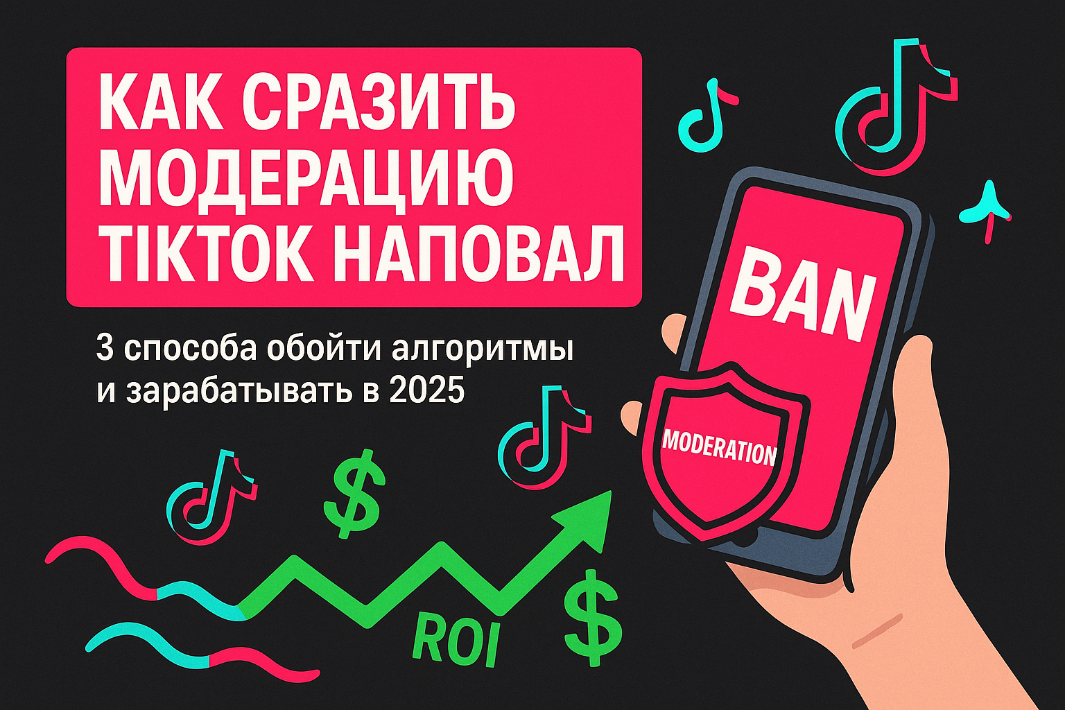 «Как сразить модерацию TikTok наповал». 3 способа обхода алгоритма, который мешает арбитражникам заработать в 2025 году