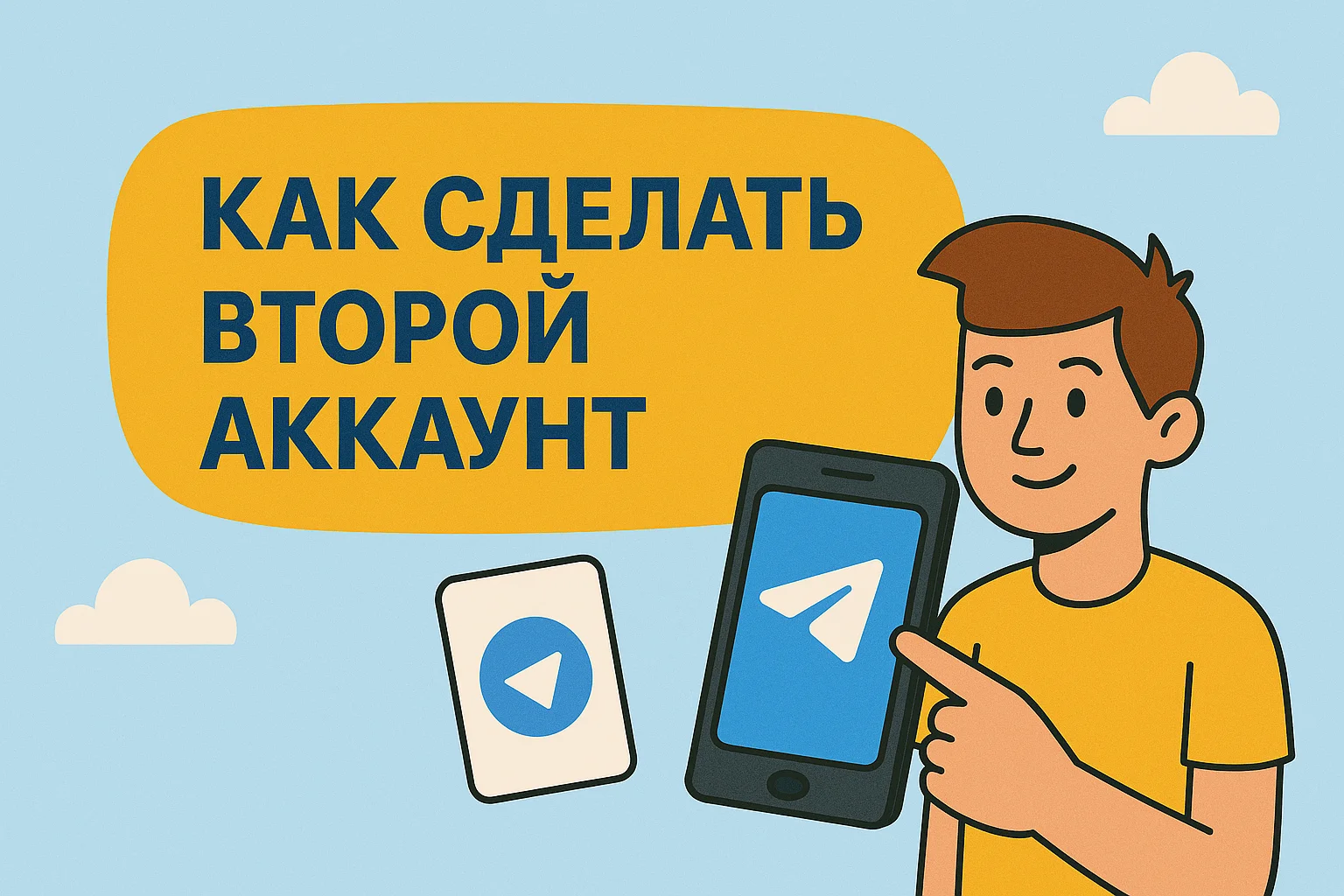 Как сделать второй аккаунт в Телеграм