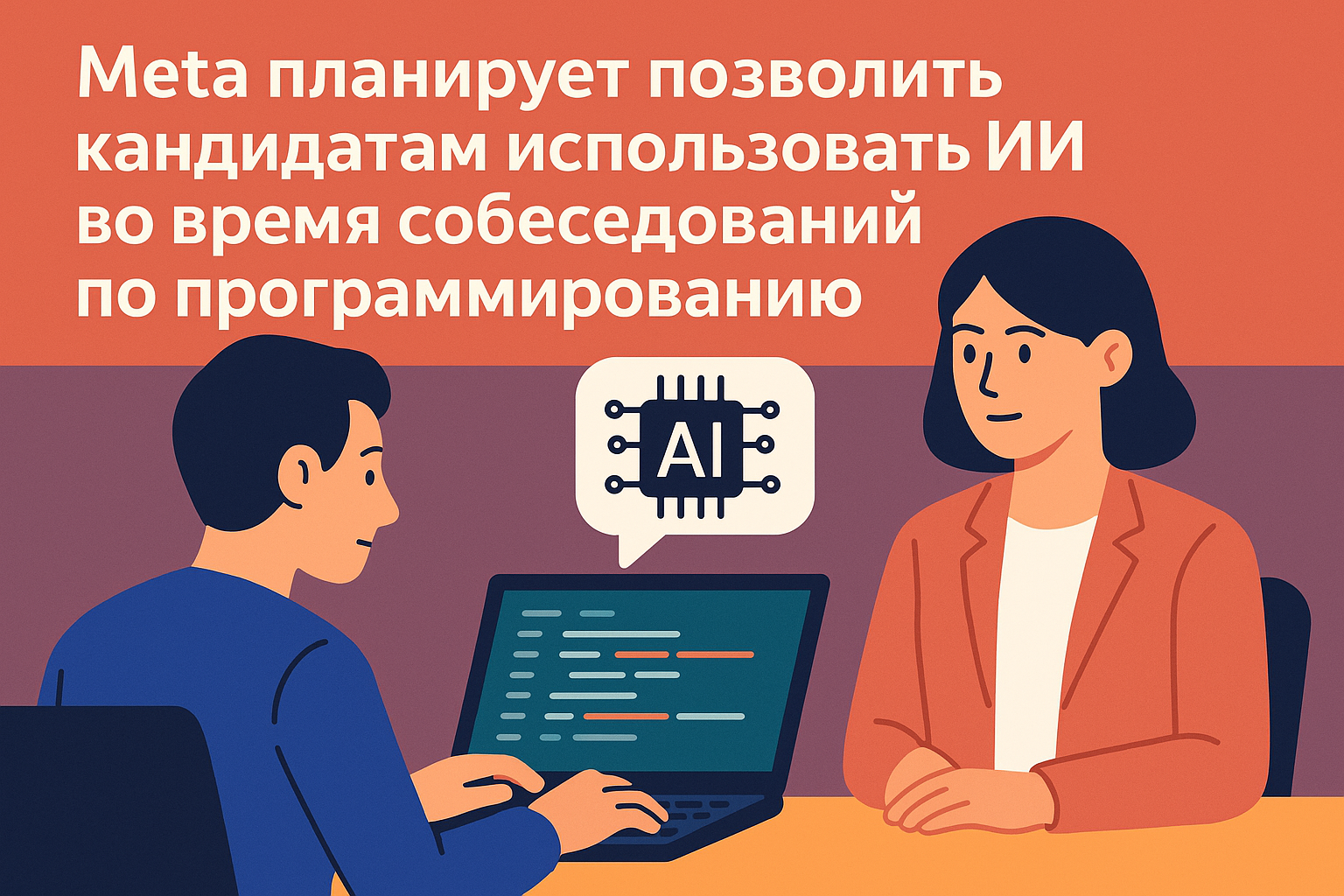 	Meta меняет правила игры — кандидаты теперь могут использовать ИИ во время техсобеса