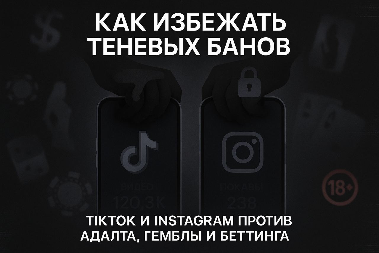 Как избежать теневых банов в TikTok и Instagram*?