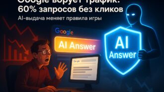 «60% запросов в Google заканчиваются без клика на сайт» Как оптимизировать сайт под AI-выдачу в 2025 году