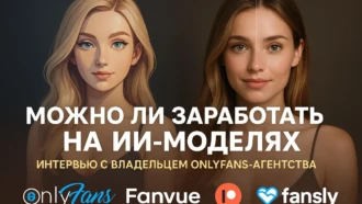 Можно ли заработать на ИИ-моделях в 2025. Интервью с владельцем OnlyFans-агентства