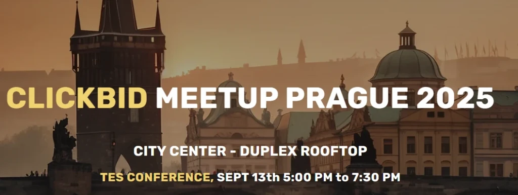 Clickbid Meet up in Prague 2025