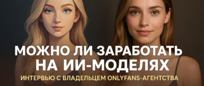 Можно ли заработать на ИИ-моделях в 2025. Интервью с владельцем OnlyFans-агентства