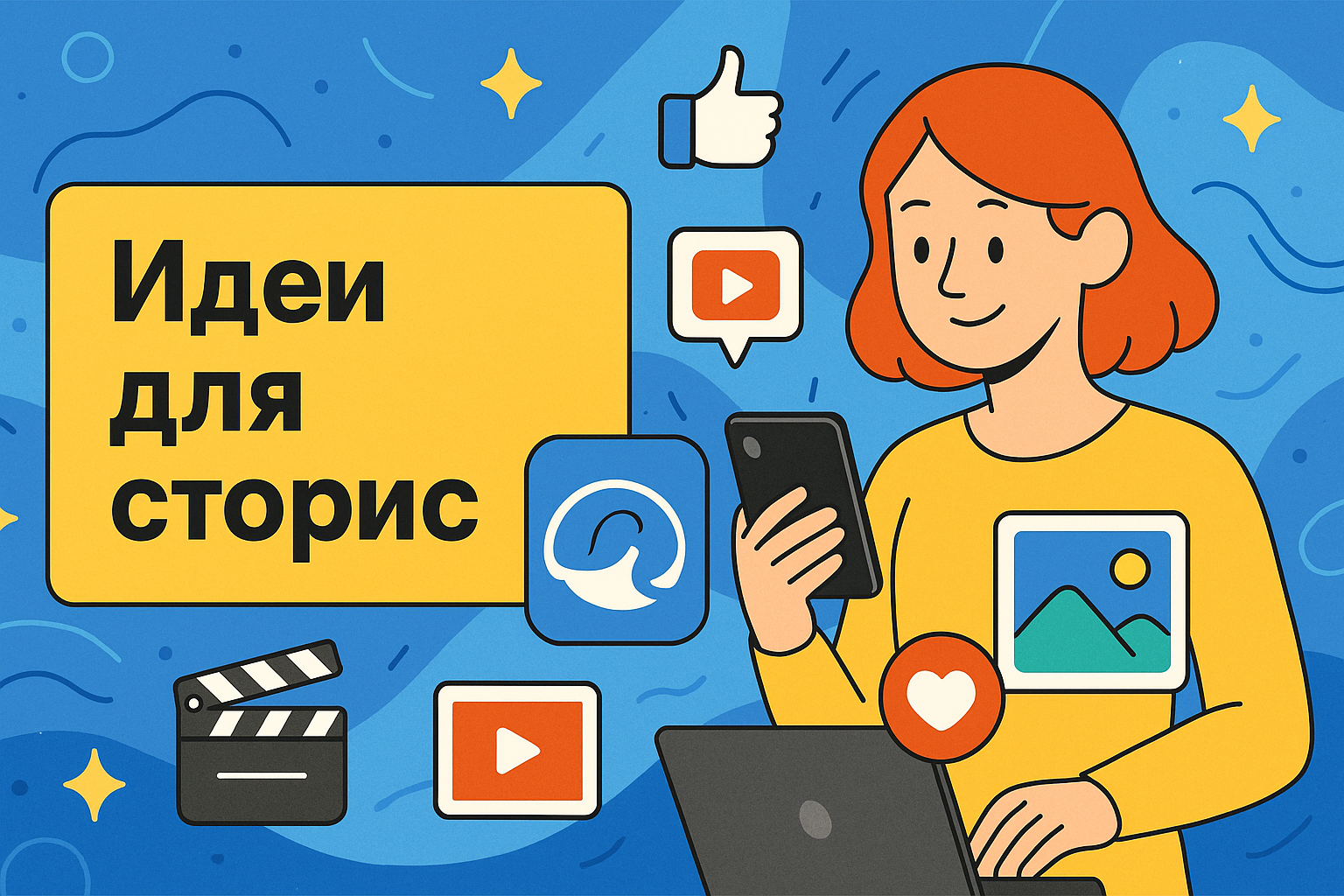 100 идей для сторис: что снимать для Инстаграма*, ВК и ТГ каждый день