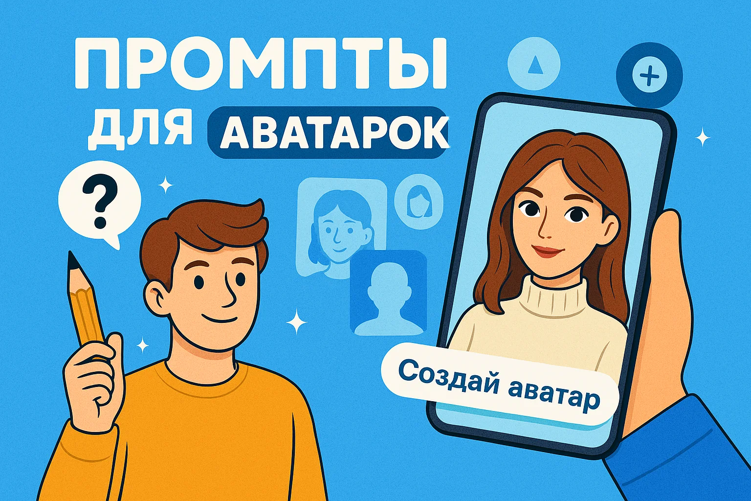 Промты для аватарок: как писать понятные запросы и получать нужный результат