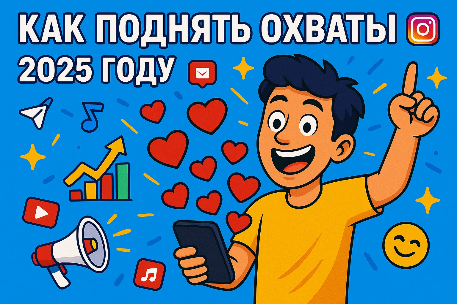 Как поднять охваты в Instagram* в 2025 и не дать аккаунту упасть в алгоритмах