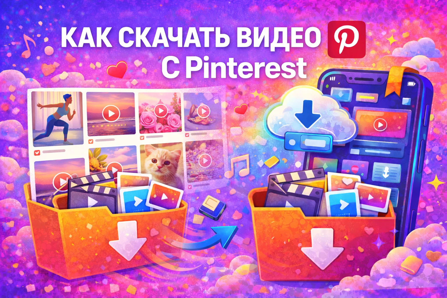 Как скачивать видео с Pinterest: онлайн, через бота и приложения