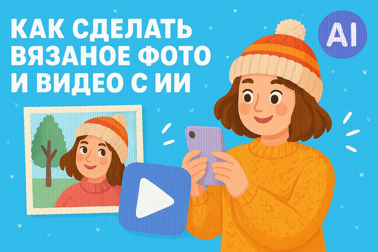 Вязаный тренд 2025: как сделать вязаные фото и видео, и какие промты работают лучше всего