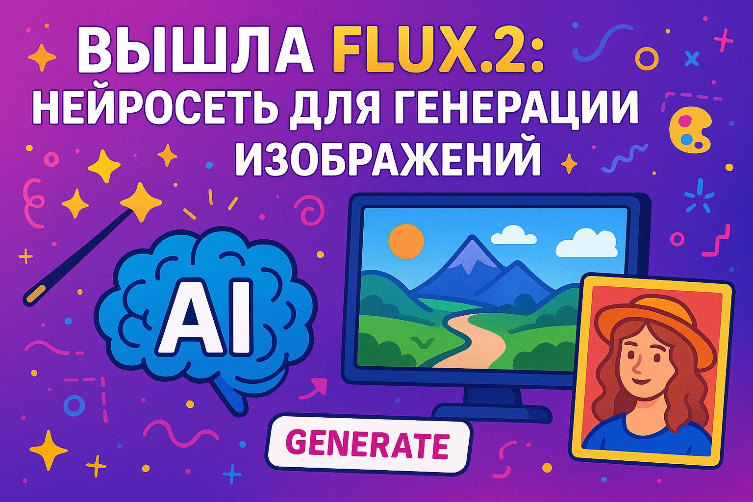 Новая Flux.2 рисует лучше Midjourney: как скачать Dev, попробовать онлайн, подключить к процессам